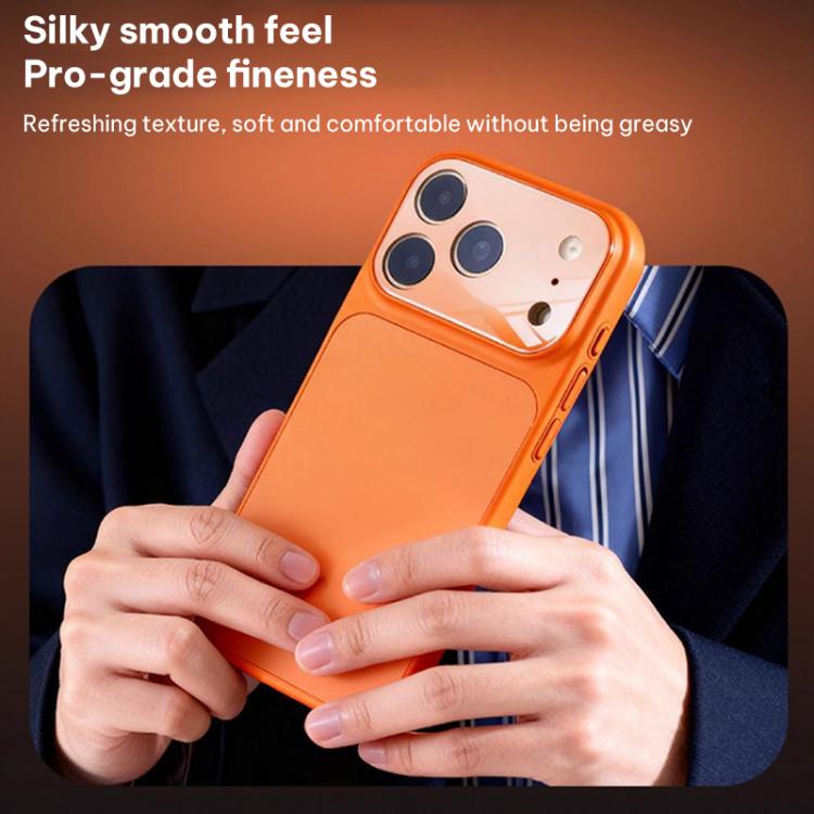 For iPhone 17 Pro Frosted Acrylic Hybrid TPU Phone Case with Lens Film
