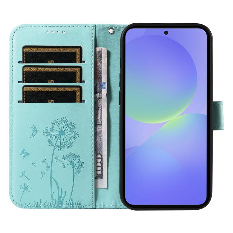 For Samsung Galaxy A37 5G Dandelion Embossed Pattern Flip Leather Phone Case