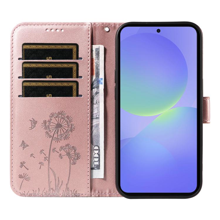 For Samsung Galaxy A37 5G Dandelion Embossed Pattern Flip Leather Phone Case
