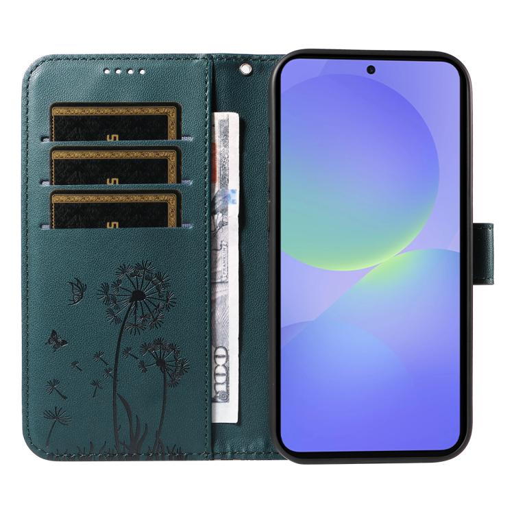 For Samsung Galaxy A37 5G Dandelion Embossed Pattern Flip Leather Phone Case