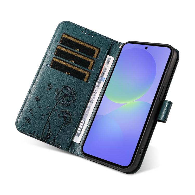 For Samsung Galaxy A37 5G Dandelion Embossed Pattern Flip Leather Phone Case