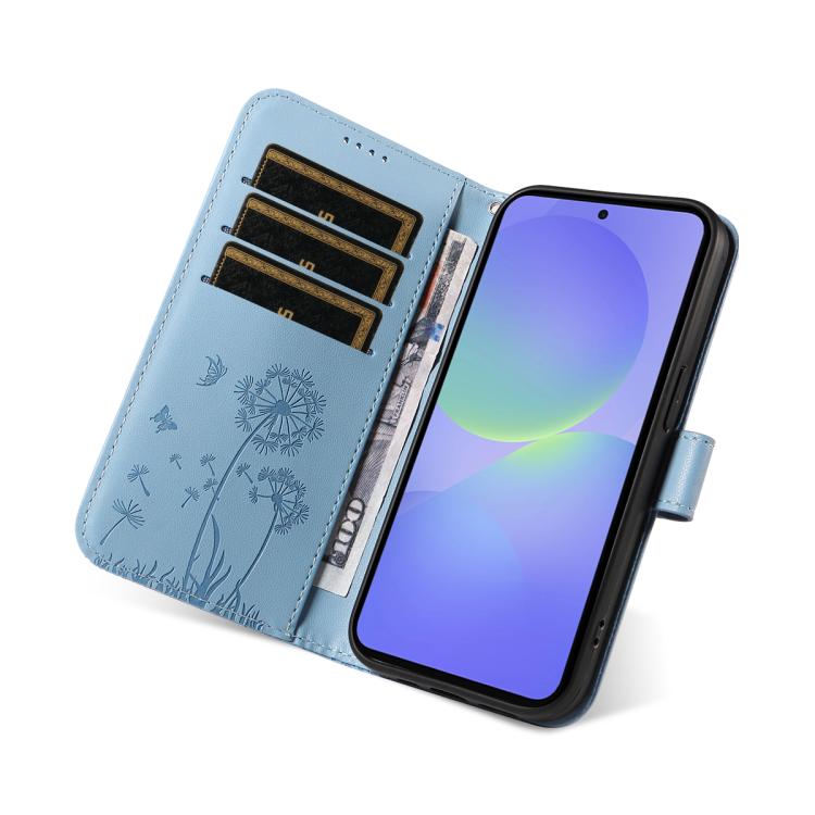 For Samsung Galaxy A37 5G Dandelion Embossed Pattern Flip Leather Phone Case