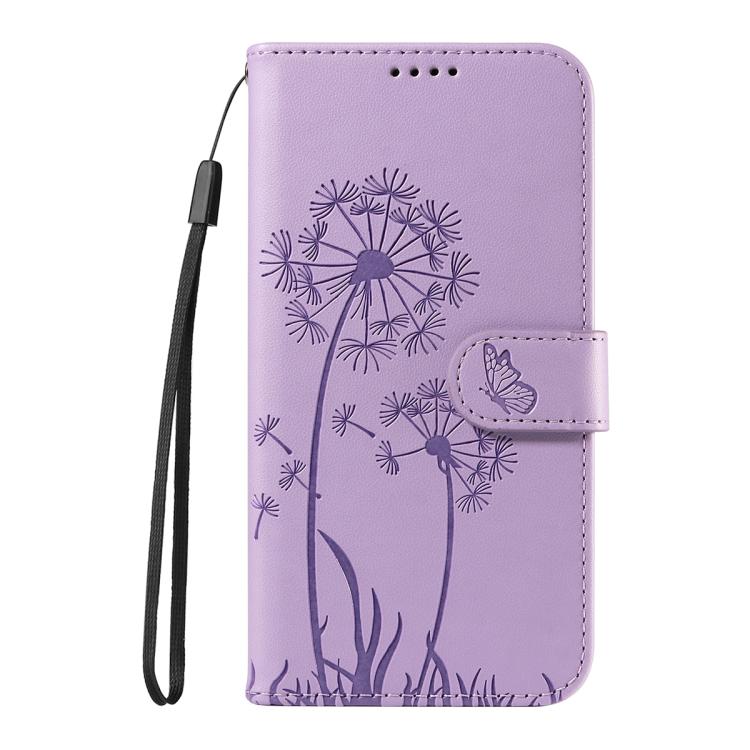 For Samsung Galaxy A57 5G Dandelion Embossed Pattern Flip Leather Phone Case