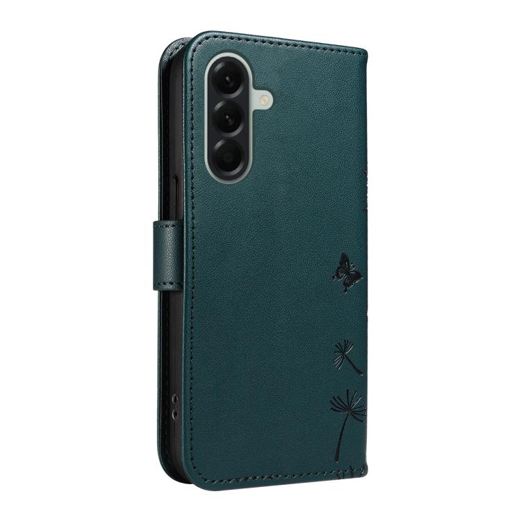 For Samsung Galaxy A57 5G Dandelion Embossed Pattern Flip Leather Phone Case