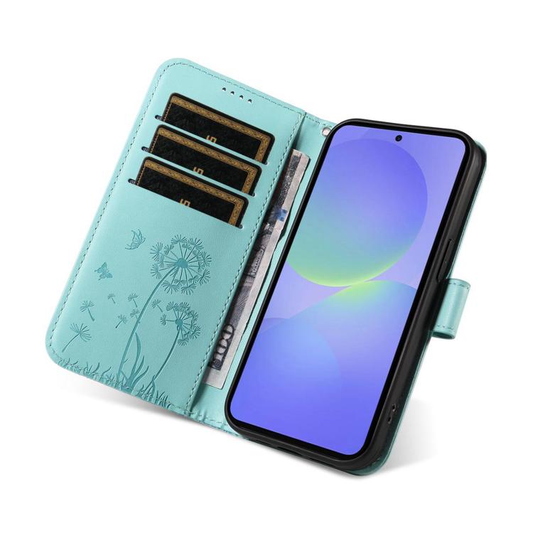 For Galaxy A27 5G Dandelion Embossed Pattern Flip Leather Phone Case