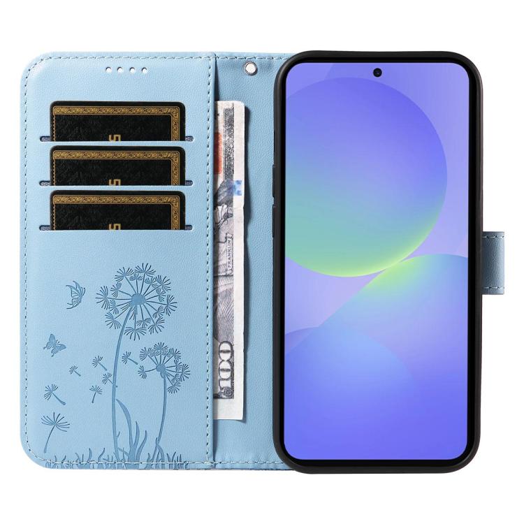 For Galaxy A27 5G Dandelion Embossed Pattern Flip Leather Phone Case