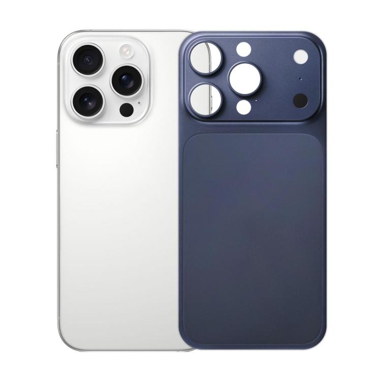For iPhone 13 Pro Max Ultra-Thin Transforms into 17 Series Matte Aluminum Alloy Back Cover
