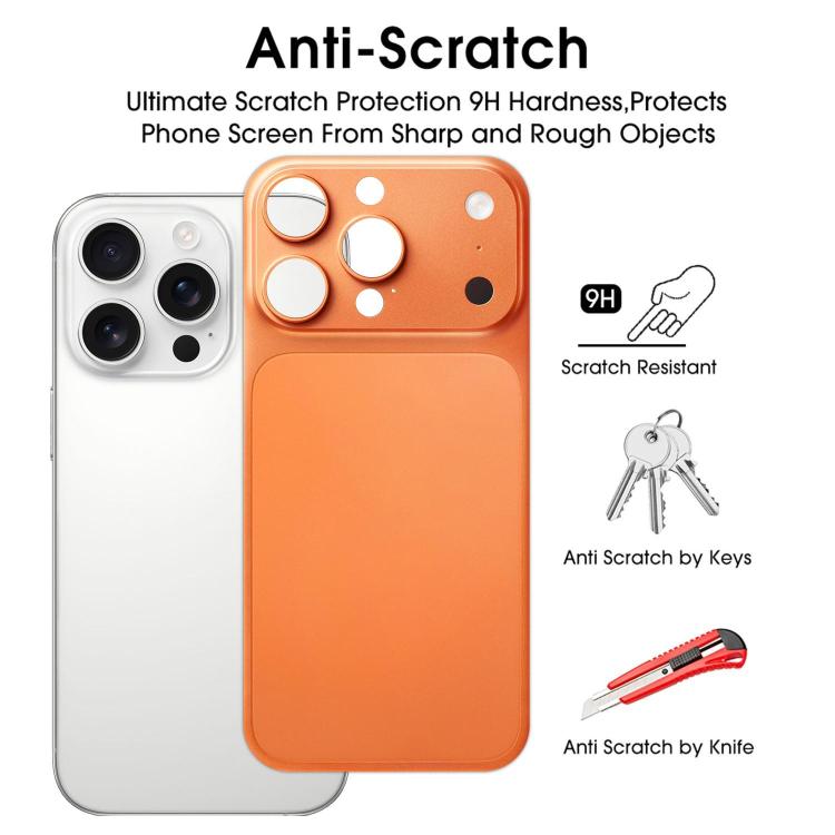 For iPhone 14 Pro Max Ultra-Thin Transforms into 17 Series Matte Aluminum Alloy Back Cover