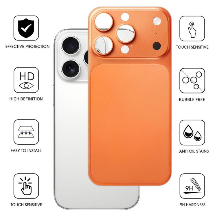 For iPhone 16 Pro Ultra-Thin Transforms into 17 Series Matte PET Back Cover