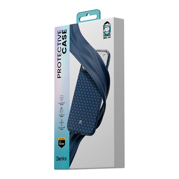 For iPhone 17 Pro Max Benks Y3 Kevlar Diamond Pattern Shockproof Magnetic Phone Case