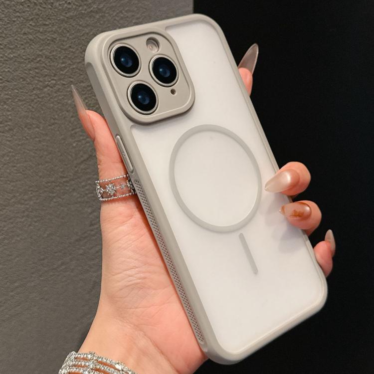 For iPhone 11 Pro Max Cooling Skin Feel Magnetic Phone Case