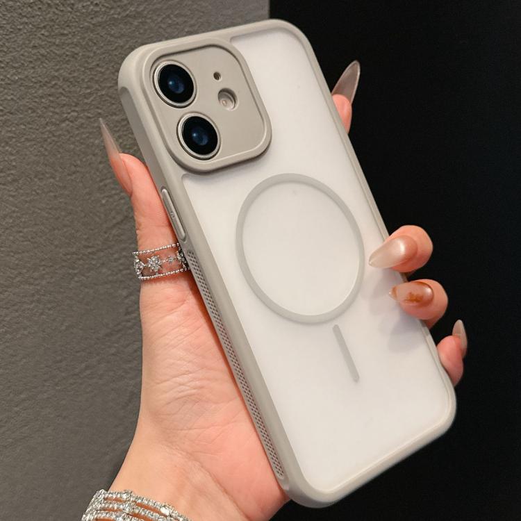 For iPhone 12 Cooling Skin Feel Magnetic Phone Case