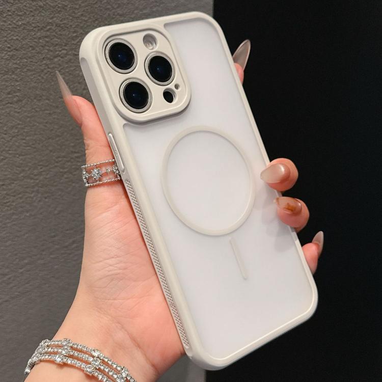 For iPhone 12 Pro Max Cooling Skin Feel Magnetic Phone Case
