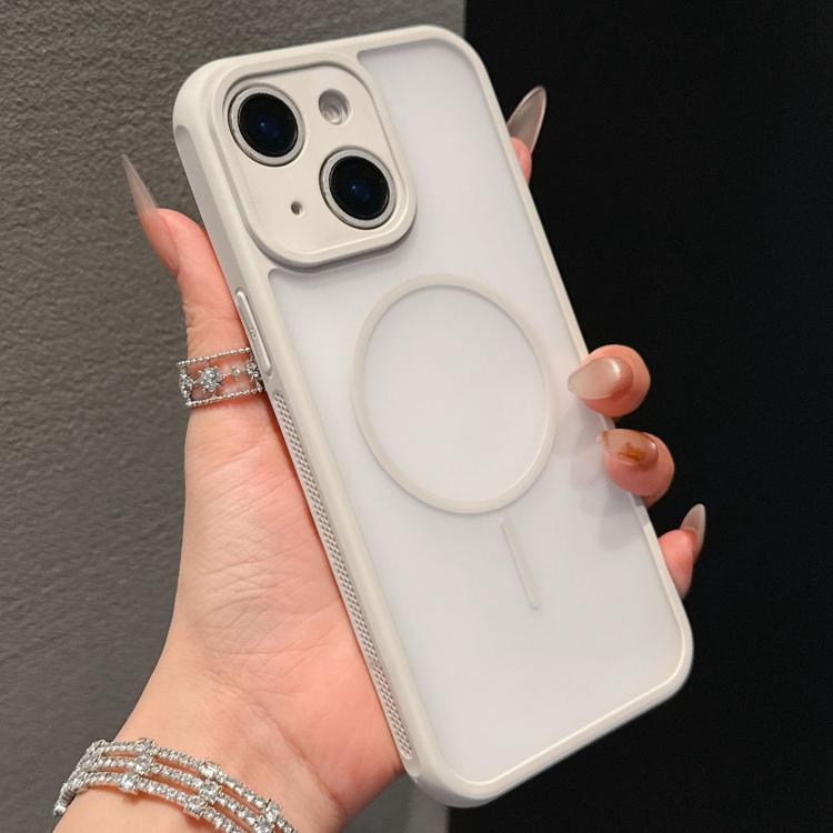 For iPhone 13 Cooling Skin Feel Magnetic Phone Case