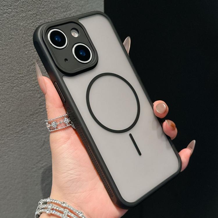 For iPhone 13 Cooling Skin Feel Magnetic Phone Case
