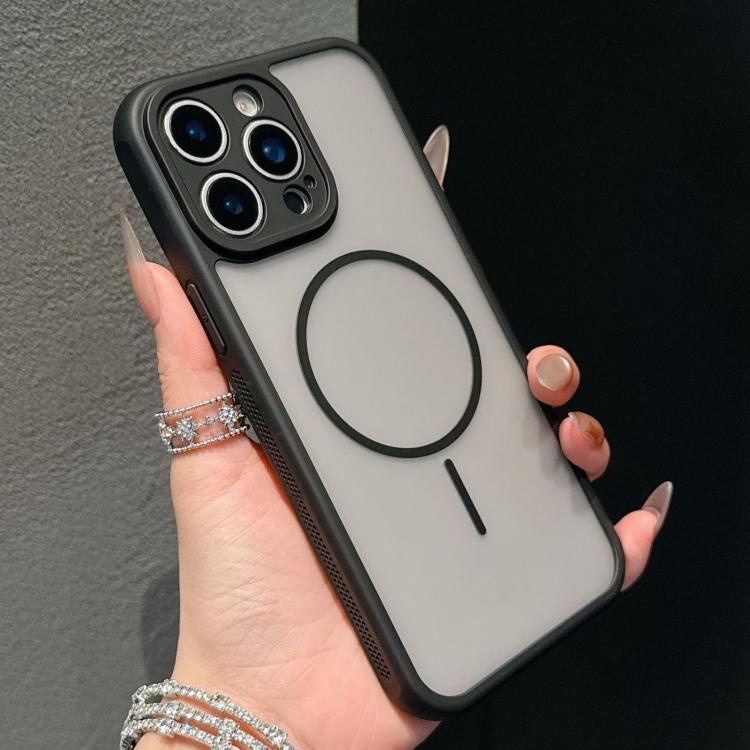 For iPhone 13 Pro Cooling Skin Feel Magnetic Phone Case