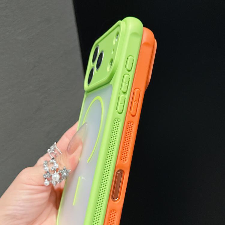 For iPhone 14 Pro Max Cooling Skin Feel Magnetic Phone Case