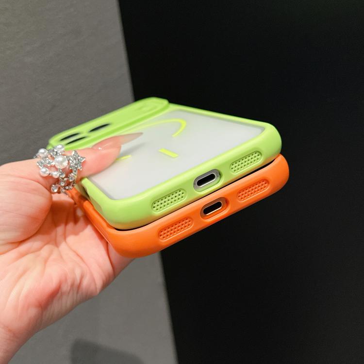 For iPhone 12 Pro Max Cooling Skin Feel Magnetic Phone Case