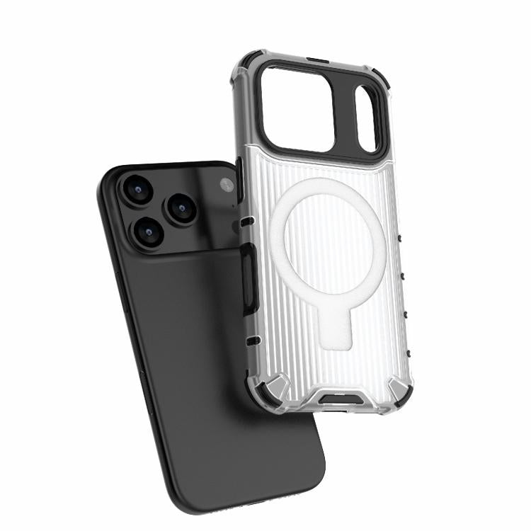 For iPhone 17 Pro Grating Holder Shockproof Phone Case