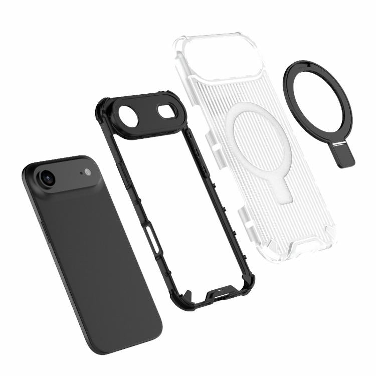 For iPhone Air Grating Holder Shockproof Phone Case