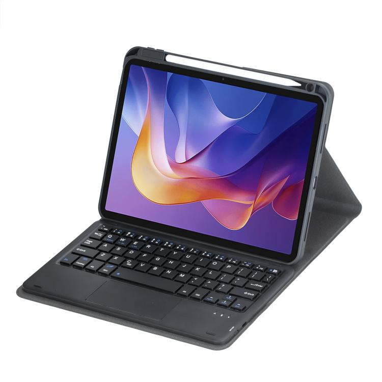 For Xiaomi Redmi Pad 2 360-degree Rotation Bluetooth Keyboard Leather Tablet Case with Touchpad
