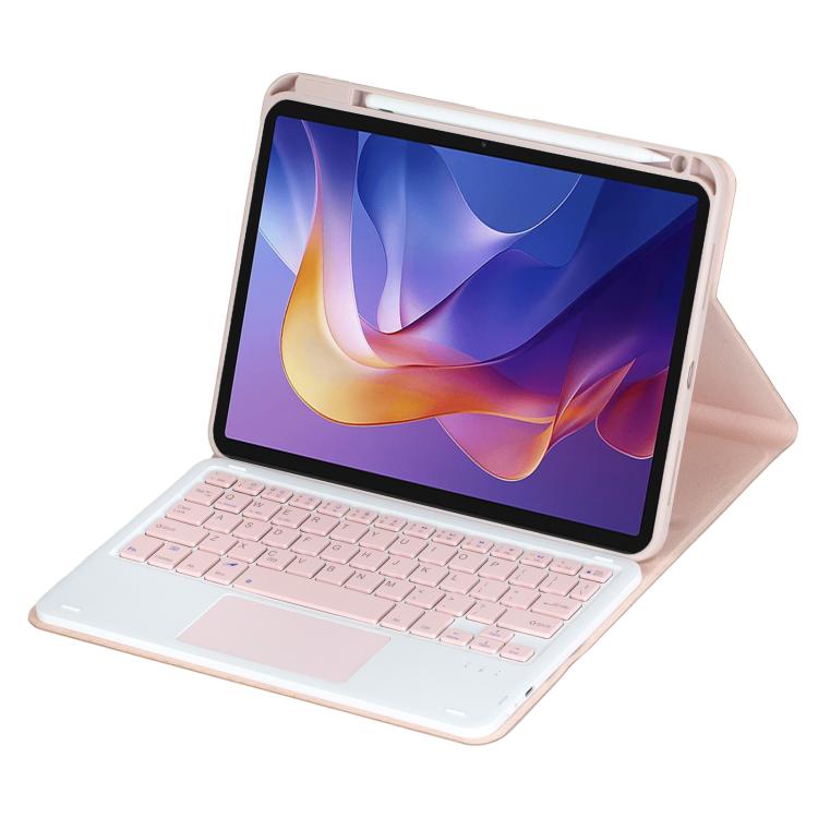 For Xiaomi Redmi Pad 2 360-degree Rotation Bluetooth Keyboard Leather Tablet Case with Touchpad