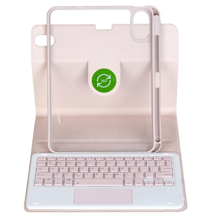 For Xiaomi Redmi Pad 2 360-degree Rotation Bluetooth Keyboard Leather Tablet Case with Touchpad
