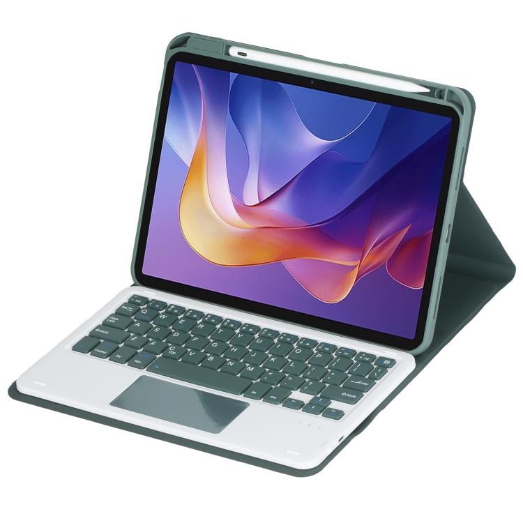 For Xiaomi Redmi Pad 2 360-degree Rotation Bluetooth Keyboard Leather Tablet Case with Touchpad