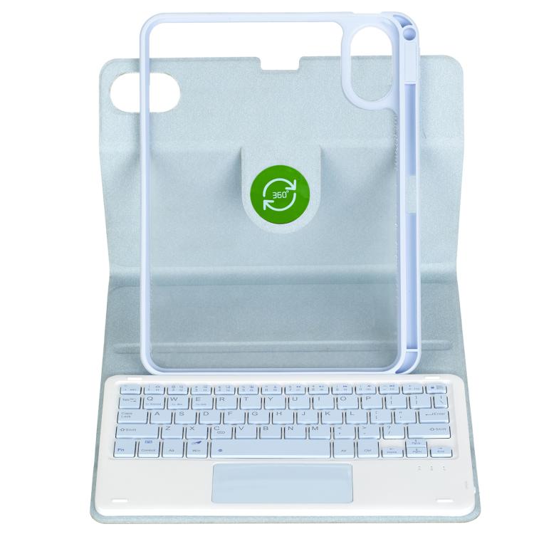 For Xiaomi Redmi Pad 2 360-degree Rotation Bluetooth Keyboard Leather Tablet Case with Touchpad