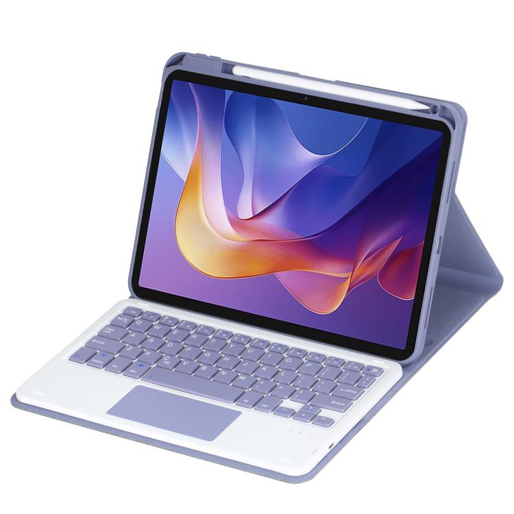 For Xiaomi Redmi Pad 2 360-degree Rotation Bluetooth Keyboard Leather Tablet Case with Touchpad