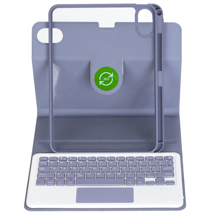 For Xiaomi Redmi Pad 2 360-degree Rotation Bluetooth Keyboard Leather Tablet Case with Touchpad