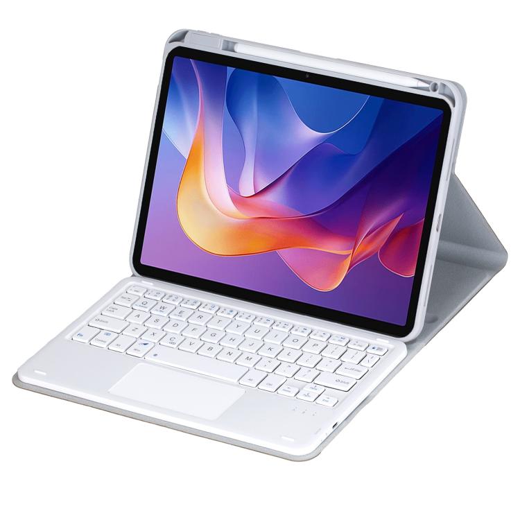 For Xiaomi Redmi Pad 2 360-degree Rotation Bluetooth Keyboard Leather Tablet Case with Touchpad