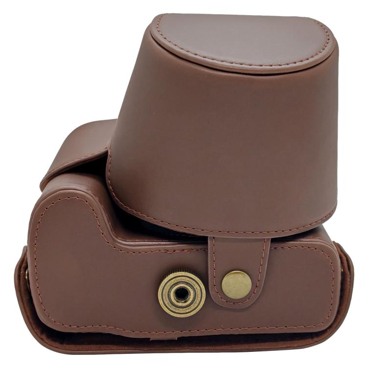 For Canon PowerShot SX50 HS Full Body Vegan Leather Camera Case Bag with Strap