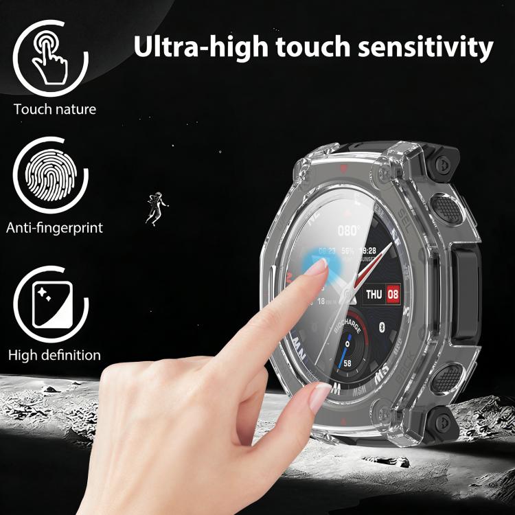 For Amazfit T-Rex 3 Pro 48mm xDfind Tempered Film Integrated PC Watch Protective Cover