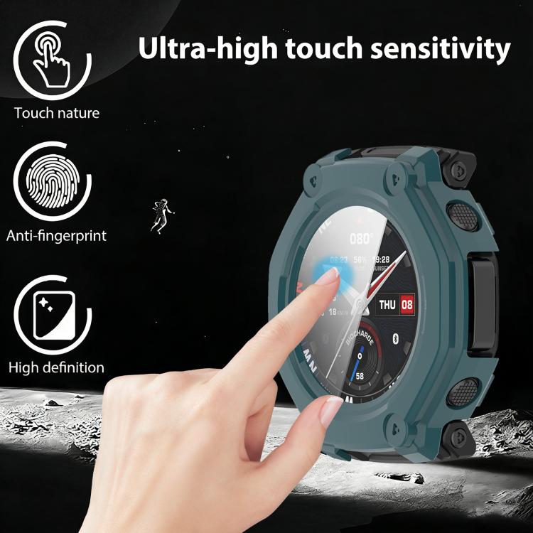 For Amazfit T-Rex 3 Pro 48mm xDfind Tempered Film Integrated PC Watch Protective Cover