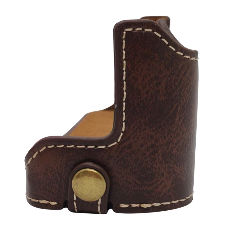 For Canon PowerShot V1 Vegan Leather Camera Half Case Base