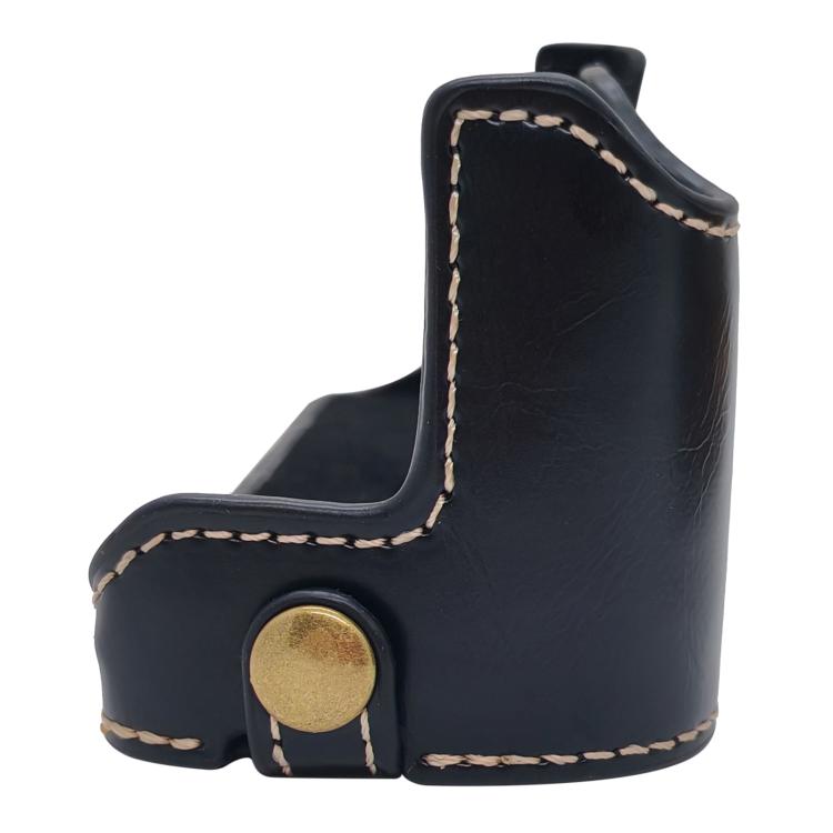 For Canon PowerShot V1 Vegan Leather Camera Half Case Base