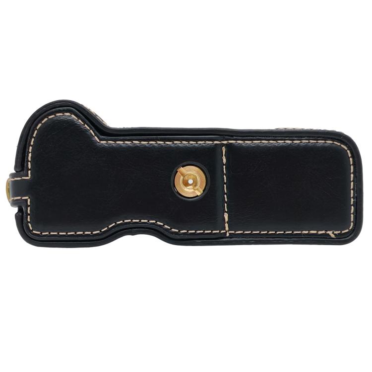 For Canon PowerShot V1 Vegan Leather Camera Half Case Base