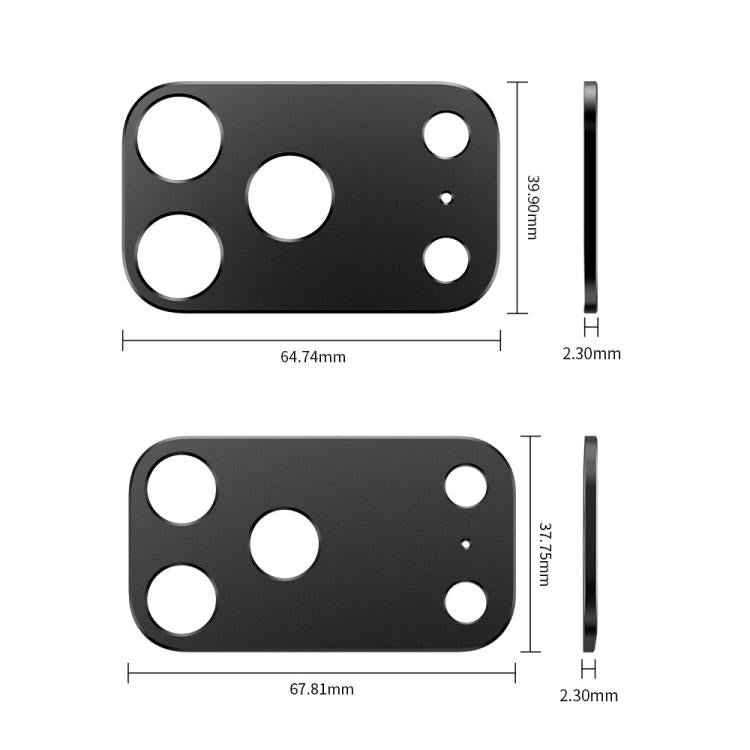 For iPhone 17 Pro XDcase Metal Flat & Hollow Camera Lens Protector
