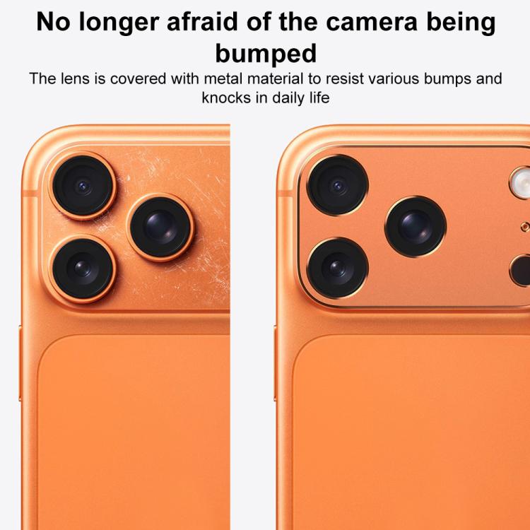 For iPhone 17 Pro XDcase Metal Flat & Hollow Camera Lens Protector
