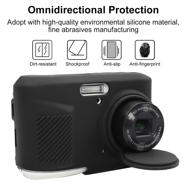 For Kodak Pixpro FZ45 Glossy Soft Silicone Protective Case