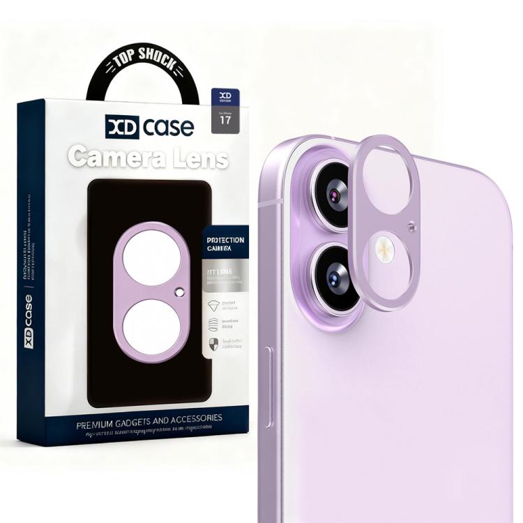 For iPhone 17 XDcase Metal Flat & Hollow Camera Lens Protector