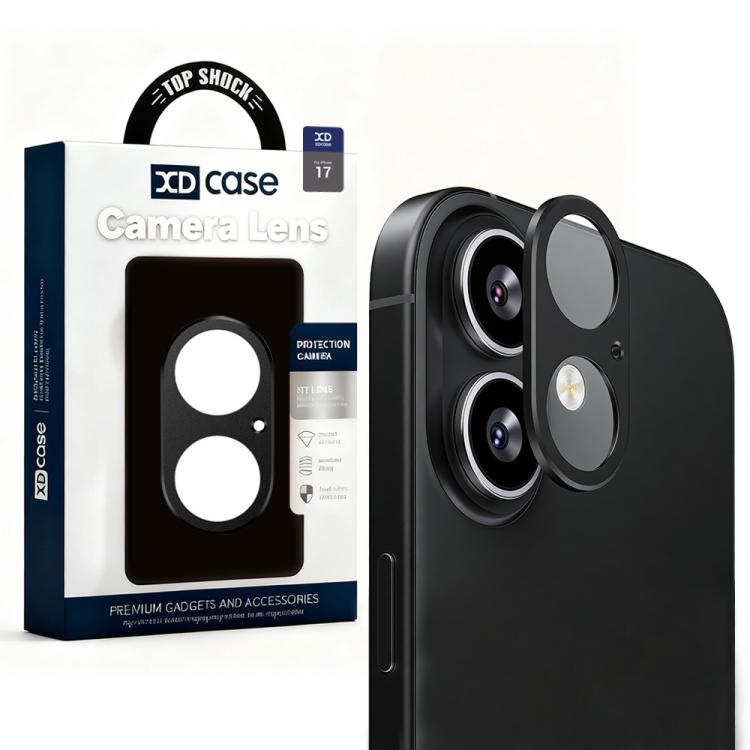 For iPhone 17 XDcase Metal Flat & Hollow Camera Lens Protector