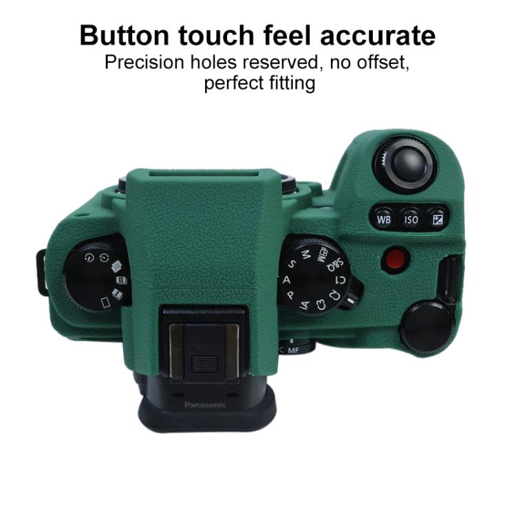 For Panasonic LUMIX DC-S5 II / DC-S5M2GK Litchi Texture Soft Silicone Protective Case