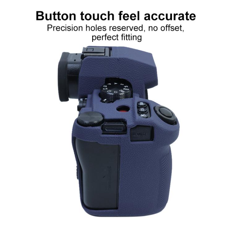 For Panasonic LUMIX DC-S5 II / DC-S5M2GK Litchi Texture Soft Silicone Protective Case