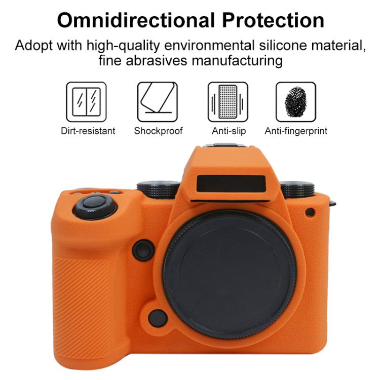 For Panasonic LUMIX DC-S5 II / DC-S5M2GK Litchi Texture Soft Silicone Protective Case