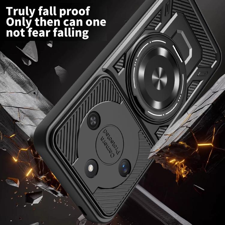 For Honor X60 / X9c Smart Armor Rotating Holder MagSafe Phone Case