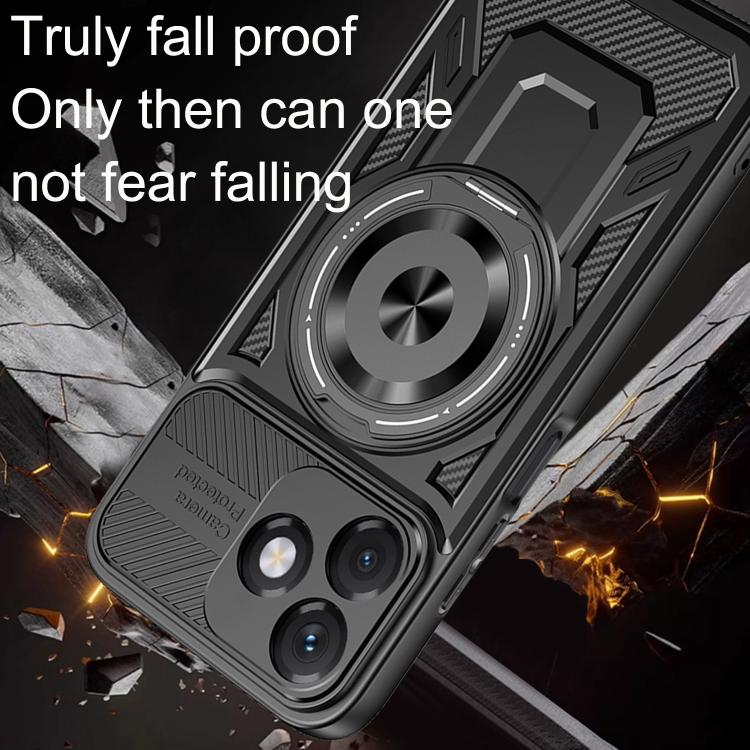 For Honor X5c 4G / X5c Plus 4G Armor Rotating Holder MagSafe Phone Case