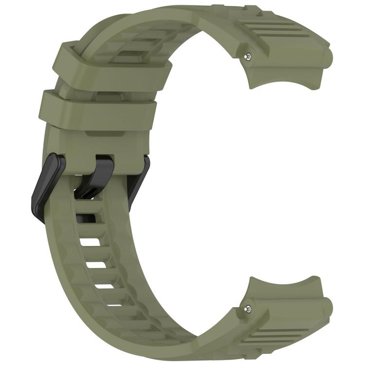 For Amazfit T-Rex 3 Pro 48mm xDfind Solid Color Black Buckle Silicone Watch Band