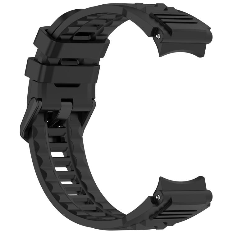 For Amazfit T-Rex 3 Pro 48mm xDfind Solid Color Black Buckle Silicone Watch Band